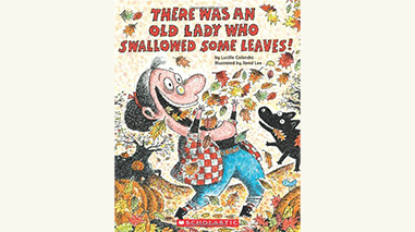 There was an old lady who swallowed some leaves