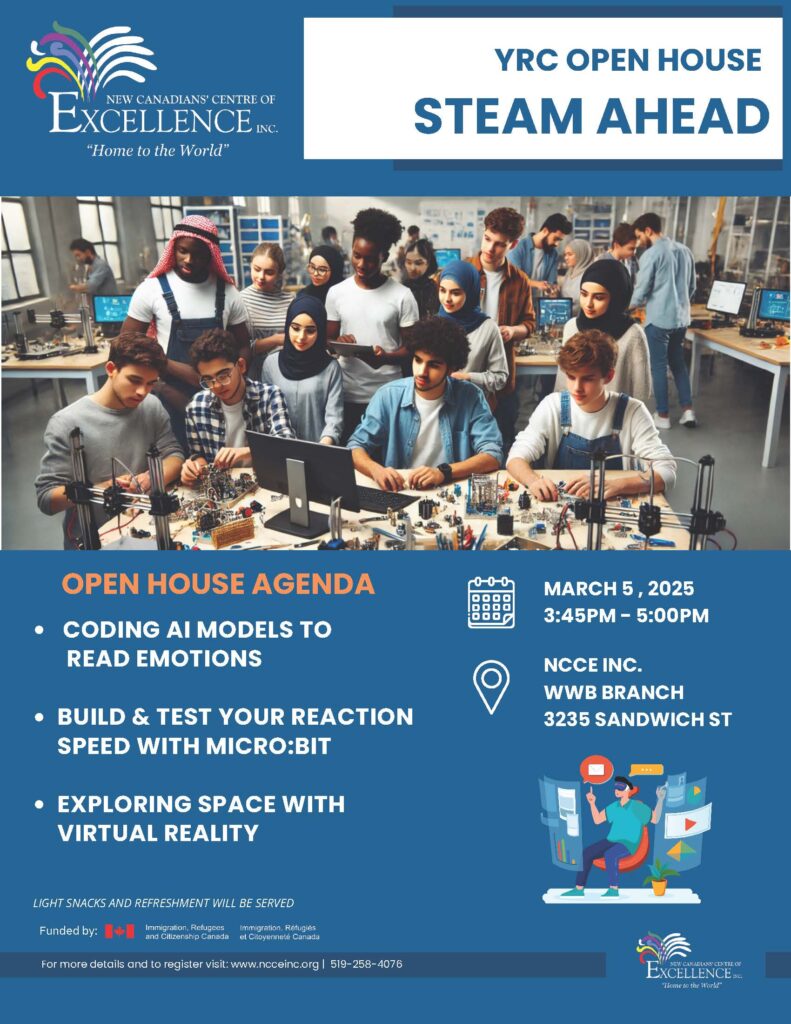 STEAM Ahead - Open House (WWB) @ NCCE Inc. Windsor-WEST Branch | Windsor | Ontario | Canada