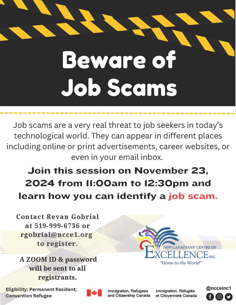 Beware of Job Scams