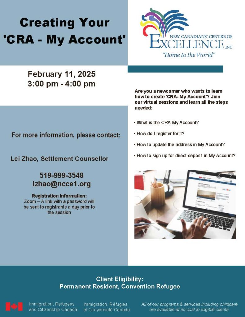 CRA My Account